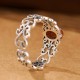 925 Silver Vintage Red Agate Calm Ring 925 Silver Vintage Red Agate Calm Ring