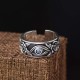 Eye of Horus Crystal Protection Ring