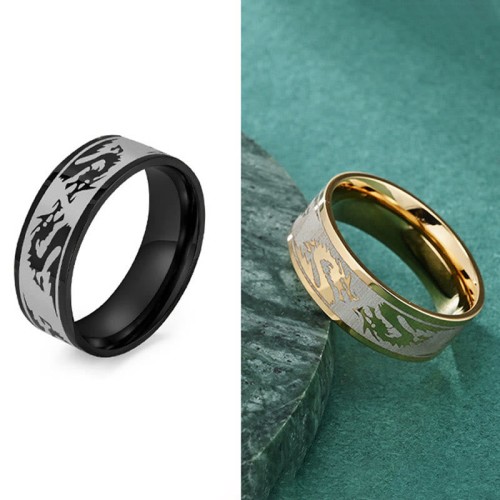 Dragon Carved Strength Protection Ring Dragon Carved Strength Protection Ring