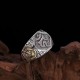 925 Silver Sanskrit Protection Adjustable Ring 925 Silver Sanskrit Protection Adjustable Ring