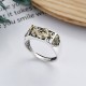 925 Silver PiXiu Luck & Wealth Adjustable Ring