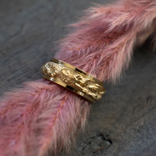 Dragon Titanium Steel Rotatable Ring (30% Off | CODE: FS30) Dragon Titanium Steel Rotatable Ring (30% Off | CODE: FS30)