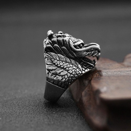 Dragon Balance Titanium Steel Ring Dragon Balance Titanium Steel Ring