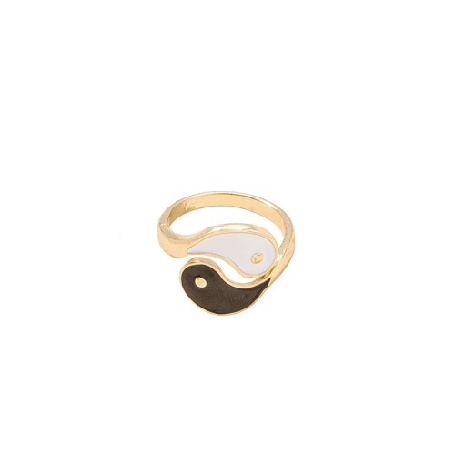 Yin Yang Symbol Adjustable Blessing Ring Yin Yang Symbol Adjustable Blessing Ring