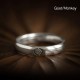 925 Sterling Silver Zodiac Buddha Blessing Couple Ring