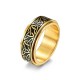 Triangle Knot Titanium Steel Calm Ring Triangle Knot Titanium Steel Calm Ring