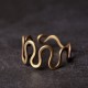 Brass Luck Wealth Adjustable Ring