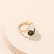 Yin Yang Symbol Adjustable Blessing Ring Yin Yang Symbol Adjustable Blessing Ring