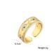 Evil Eye Luck Blessing Copper Ring
