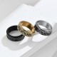 Triangle Knot Titanium Steel Calm Ring Triangle Knot Titanium Steel Calm Ring