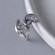 925 Silver Koi Fish Water Ripple Luck Ring 925 Silver Koi Fish Water Ripple Luck Ring