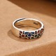 Colorful Plum Blossom Copper Healing Adjustable Ring Colorful Plum Blossom Copper Healing Adjustable Ring