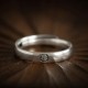 925 Sterling Silver Zodiac Buddha Blessing Couple Ring