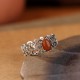 925 Silver Vintage Red Agate Calm Ring 925 Silver Vintage Red Agate Calm Ring