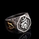 925 Silver Sanskrit Protection Adjustable Ring 925 Silver Sanskrit Protection Adjustable Ring