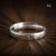 925 Sterling Silver Zodiac Buddha Blessing Couple Ring