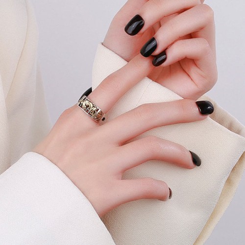 925 Silver PiXiu Luck & Wealth Adjustable Ring