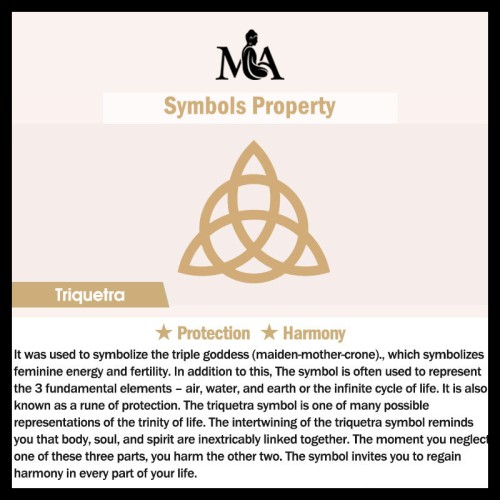 Triangle Knot Titanium Steel Calm Ring Triangle Knot Titanium Steel Calm Ring