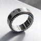 Bagua Yin Yang Titanium Steel Balance Ring Bagua Yin Yang Titanium Steel Balance Ring