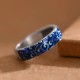 Blue Auspicious Clouds Copper Healing Ring Blue Auspicious Clouds Copper Healing Ring