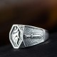925 Silver Sanskrit Protection Adjustable Ring 925 Silver Sanskrit Protection Adjustable Ring