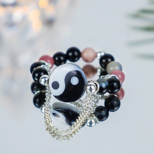 Yin Yang Symbol Balance Luck Ring Yin Yang Symbol Balance Luck Ring