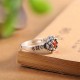  925 Sterling Silver Lotus Ring