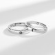 925 Silver Sun Moon Protection Couple Ring