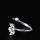 925 Sterling Silver Lotus Blessing Ring 925 Sterling Silver Lotus Blessing Ring
