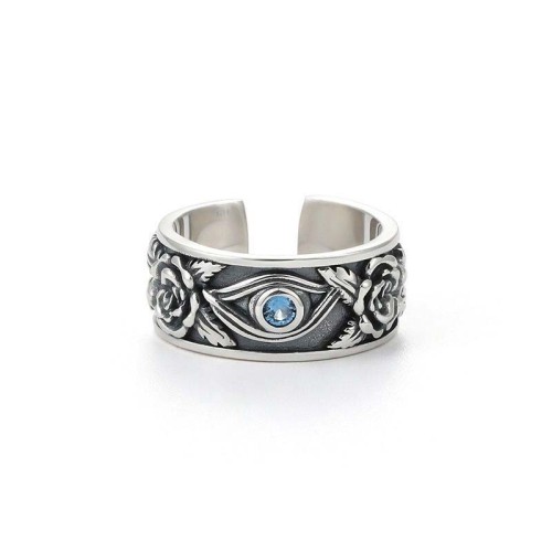 Eye of Horus Crystal Protection Ring