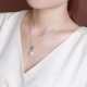 925 Sterling Silver Pearl Turquoise Healing Necklace Set