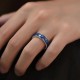 Blue Auspicious Clouds Copper Healing Ring Blue Auspicious Clouds Copper Healing Ring