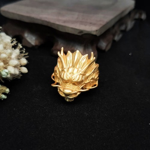 Golden Dragon Luck Protection Ring
