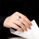  925 Sterling Silver Lotus Ring