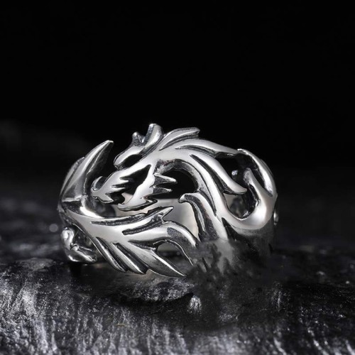 Dragon Pattern Protection Strength Ring Dragon Pattern Protection Strength Ring