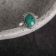 925 Sterling Silver Turquoise Love Ring