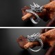 990 Sterling Silver Vintage Dragon Luck Ring 990 Sterling Silver Vintage Dragon Luck Ring