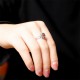  925 Sterling Silver Lotus Ring