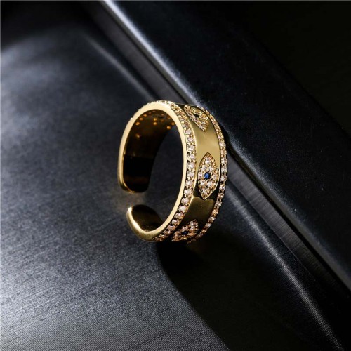 Evil Eye Luck Blessing Copper Ring