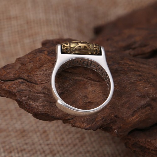 Tibetan Om Mani Padme Hum Rotatable Ring Tibetan Om Mani Padme Hum Rotatable Ring