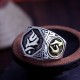 925 Silver Sanskrit Protection Adjustable Ring 925 Silver Sanskrit Protection Adjustable Ring