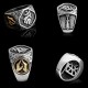 925 Silver Sanskrit Protection Adjustable Ring 925 Silver Sanskrit Protection Adjustable Ring