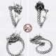 990 Sterling Silver Vintage Dragon Luck Ring 990 Sterling Silver Vintage Dragon Luck Ring
