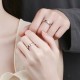925 Silver Sun Moon Protection Couple Ring
