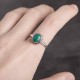 925 Sterling Silver Turquoise Love Ring