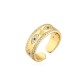 Evil Eye Luck Blessing Copper Ring
