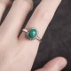 925 Sterling Silver Turquoise Love Ring