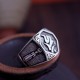 925 Silver Sanskrit Protection Adjustable Ring 925 Silver Sanskrit Protection Adjustable Ring