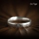 925 Sterling Silver Zodiac Buddha Blessing Couple Ring