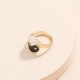 Yin Yang Symbol Adjustable Blessing Ring Yin Yang Symbol Adjustable Blessing Ring